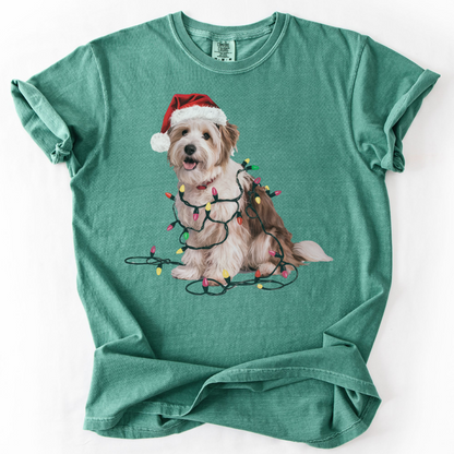 Christmas Coton De Tulear Shirt, Christmas Lights Dog Tee, Christmas Dog Tee, Coton De Tulear Mom Tshirt, Gift for Dog Lover