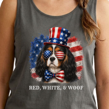 Patriotic Tri Color Cavalier Tank Top