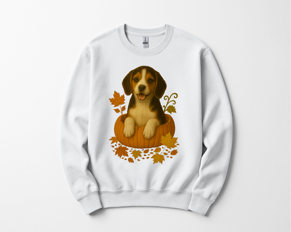 Beagle Dog in Pumpkin Fall T-Shirt