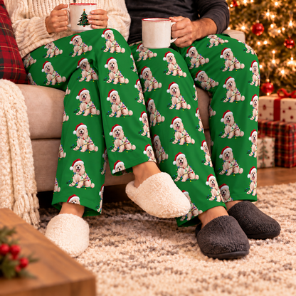 Poodle Christmas Pajama Pants