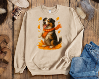 Load image into Gallery viewer, Australian Shepherd Autumn Sweatshirt, Cozy Fall Dog Sweater, Dog Lover Apparel, Cute Autumn Dog Tee, Gift for Dog Lovers
