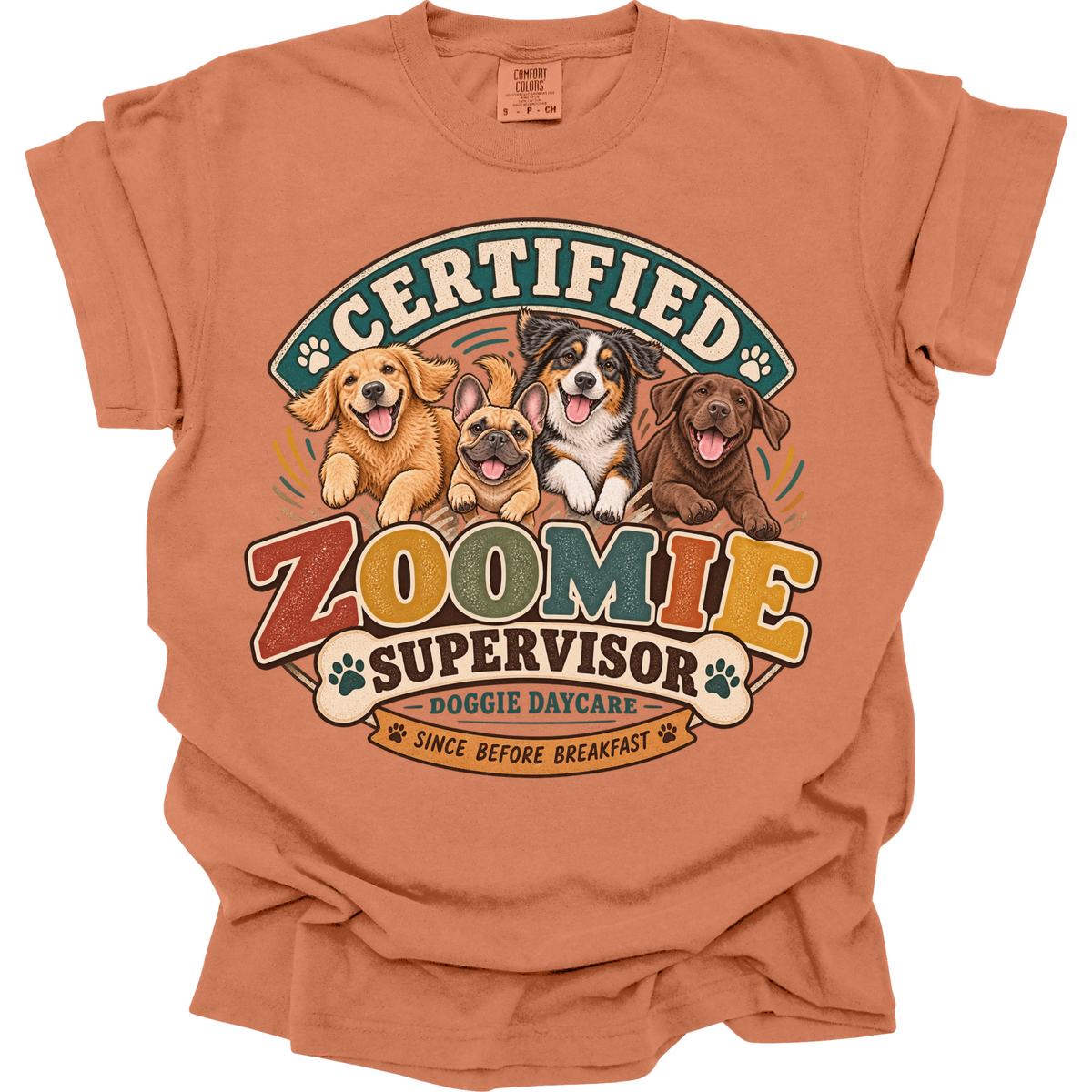 Dog Daycare Worker Shirt, Funny Doggie Daycare Employee Gift, Zoomie Supervisor Tee