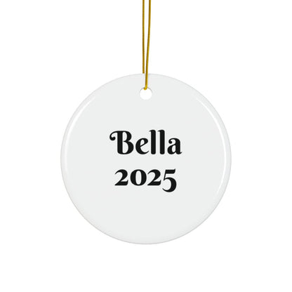 Personalized Saint Bernard Christmas 3D Clay-Style Dog Keepsake