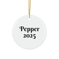 Load image into Gallery viewer, Personalized Papillon Christmas 3D Clay-Style Dog Keepsake