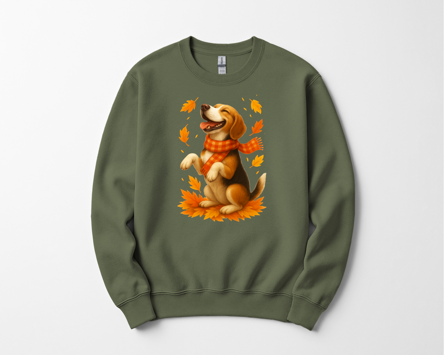 Beagle Autumn Shirt, Cozy Dog Sweatshirt, Fall Beagle Lover Gift, Cute Dog Apparel, Autumn Leaves T-shirt, Pet Lover Clothing