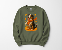 Load image into Gallery viewer, Australian Shepherd Autumn Sweatshirt, Cozy Fall Dog Sweater, Dog Lover Apparel, Cute Autumn Dog Tee, Gift for Dog Lovers
