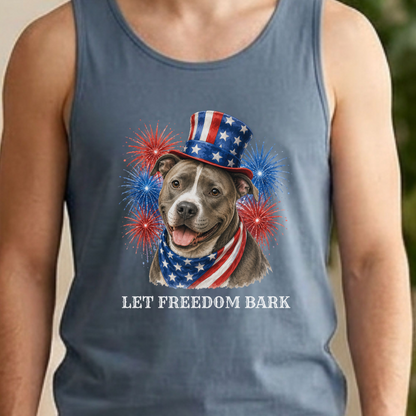 Patriotic Pit Bull Tank Top