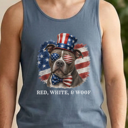 Patriotic Pitbull Tank Top