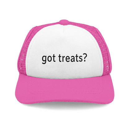 Funny Got Treats Dog Trucker Hat Personalized Puppy Baseball Cap Gift