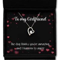 Load image into Gallery viewer, Gift for Dog Lover, Dog Lover Necklace, Girlfriend Necklace, Gift for Girlfriend
