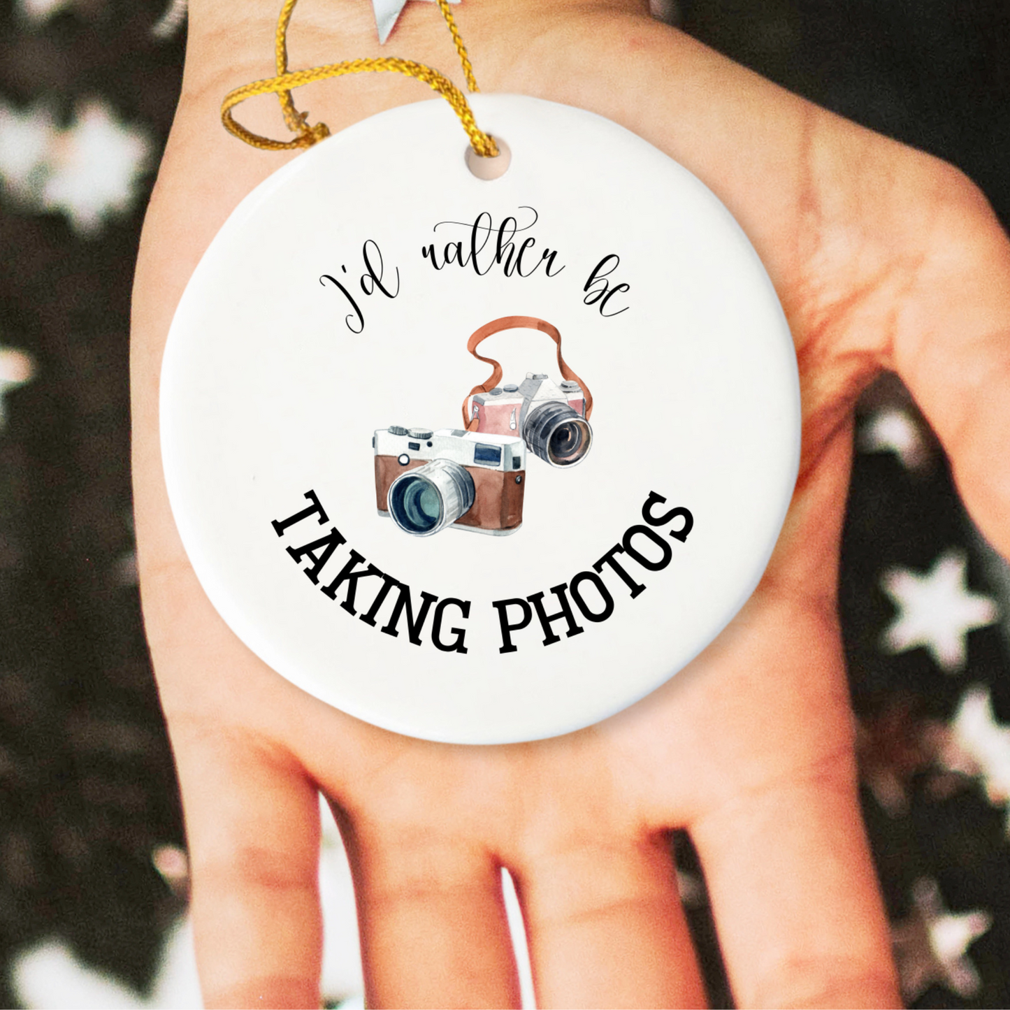 Photographer Gift, Camera Ornament, Gift for Photographer, Photography Gift, Photo Lover Gift