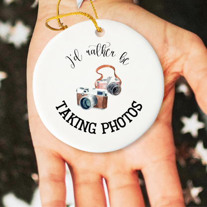 Photographer Gift, Camera Ornament, Gift for Photographer, Photography Gift, Photo Lover Gift