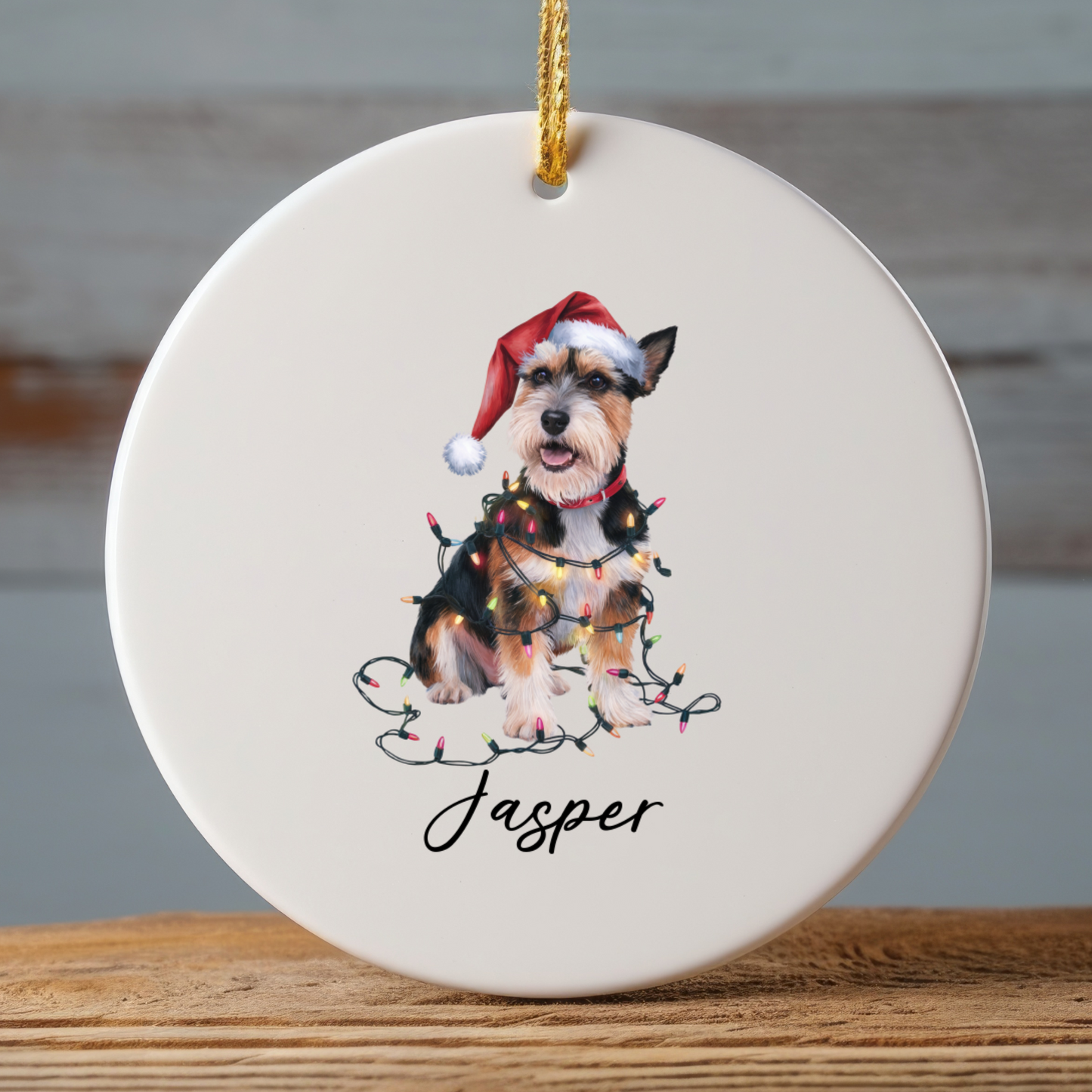 Norfolk Terrier Ornament, Custom Pet Keepsake