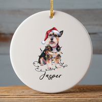 Load image into Gallery viewer, Norfolk Terrier Ornament, Custom Pet Keepsake
