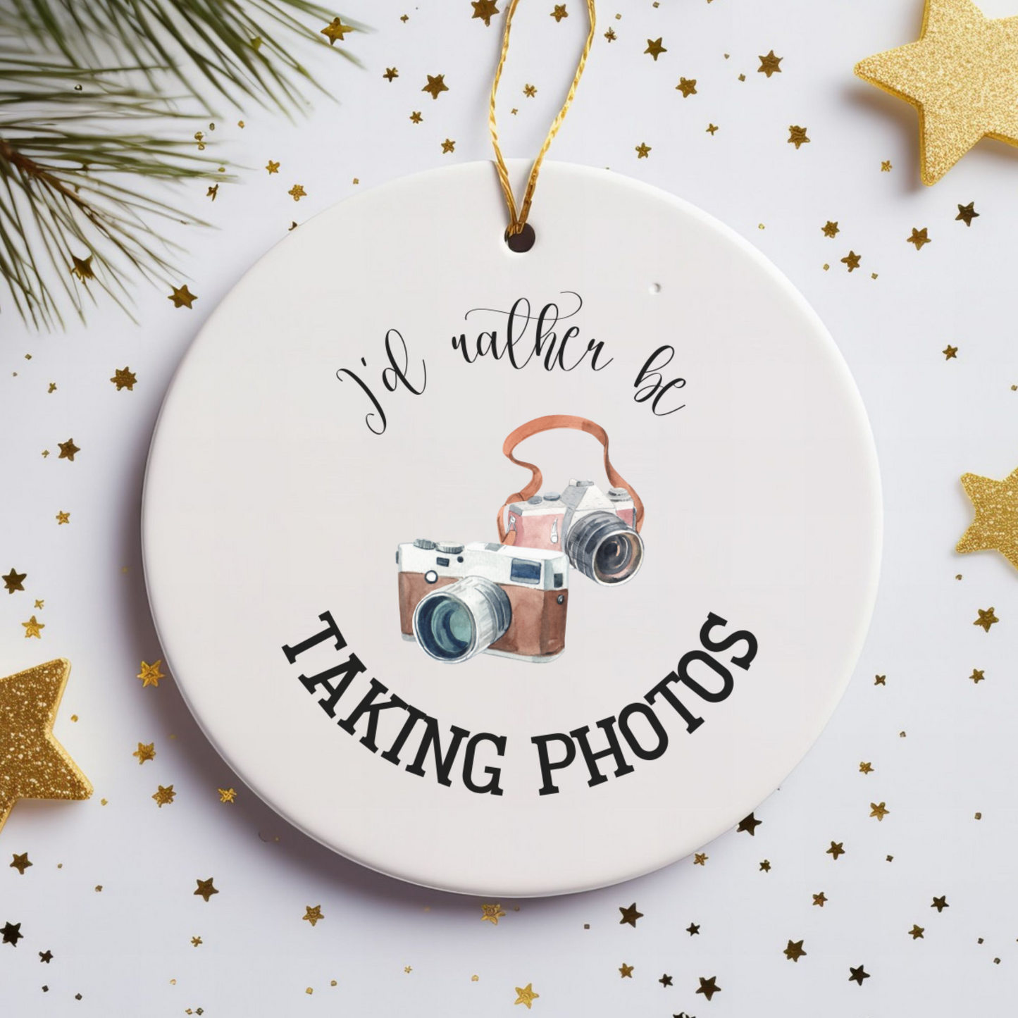 Photographer Gift, Camera Ornament, Gift for Photographer, Photography Gift, Photo Lover Gift