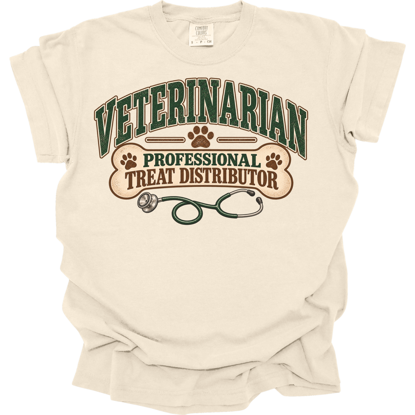 Funny Veterinarian Shirt, Vet Gift, Professional Treat Distributor Tee, Veterinary Doctor Gift