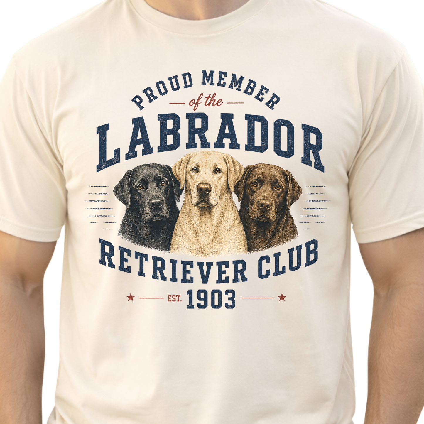 Vintage Labrador Retriever Club Shirt