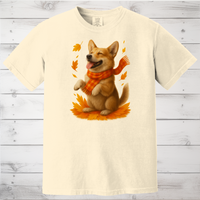 Load image into Gallery viewer, Corgi Autumn Sweatshirt, Dog Lover Fall Apparel, Cozy Pet Sweater, Cute Corgi Shirt Gift, Autumn Dog Fashion

