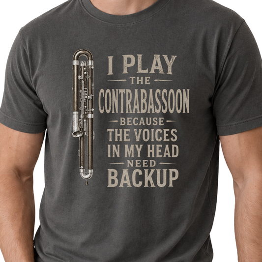 Funny Contrabassoon Shirt, Contrabassoon Player Gift, Orchestra Musician Tee