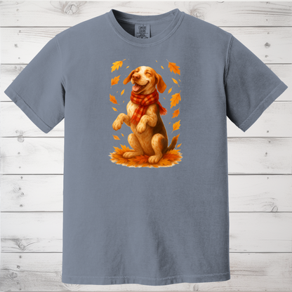 Bracco Italiano Fall Shirt, Autumn Dog Sweatshirt, Dog Lover Gift, Cozy Pet Apparel, Bracco in Leaves, Gift for Pet Lovers