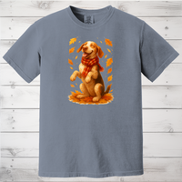 Load image into Gallery viewer, Bracco Italiano Fall Shirt, Autumn Dog Sweatshirt, Dog Lover Gift, Cozy Pet Apparel, Bracco in Leaves, Gift for Pet Lovers
