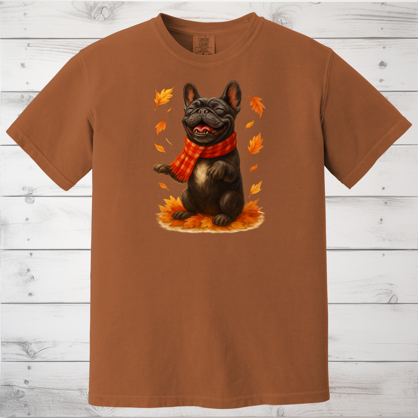 French Bulldog Autumn Sweatshirt, Cozy Fall Dog Shirt, Pet Lover Gift, Seasonal Canine Apparel
