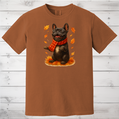 French Bulldog Autumn Sweatshirt, Cozy Fall Dog Shirt, Pet Lover Gift, Seasonal Canine Apparel