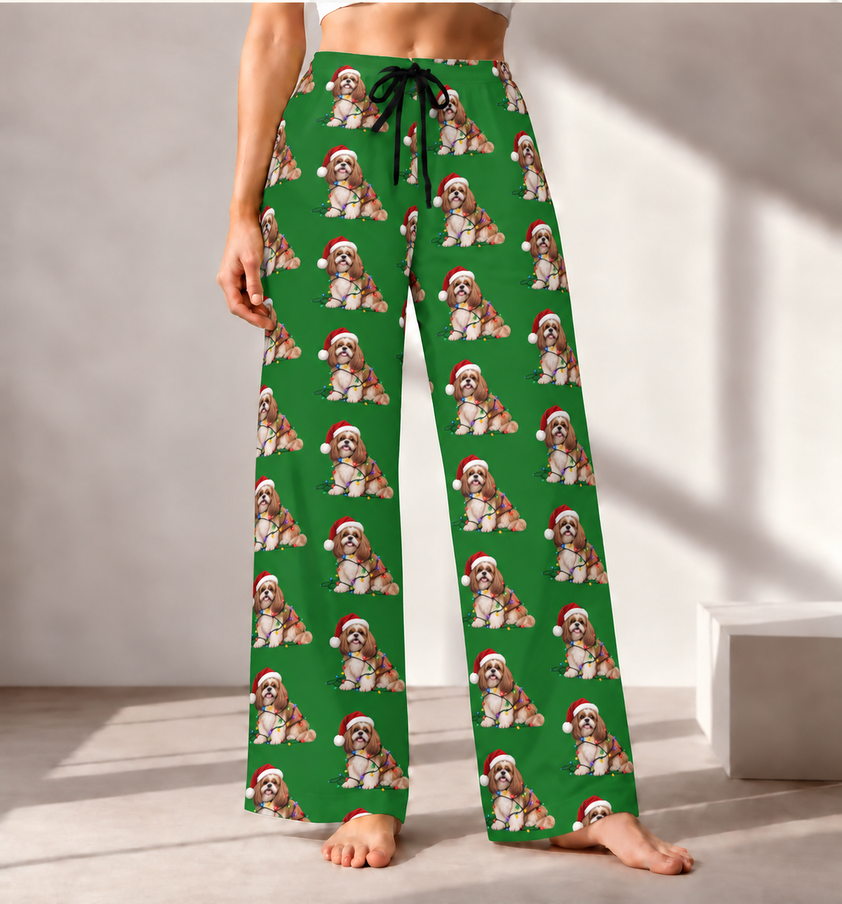 Shih Tzu Christmas Pajama Pants