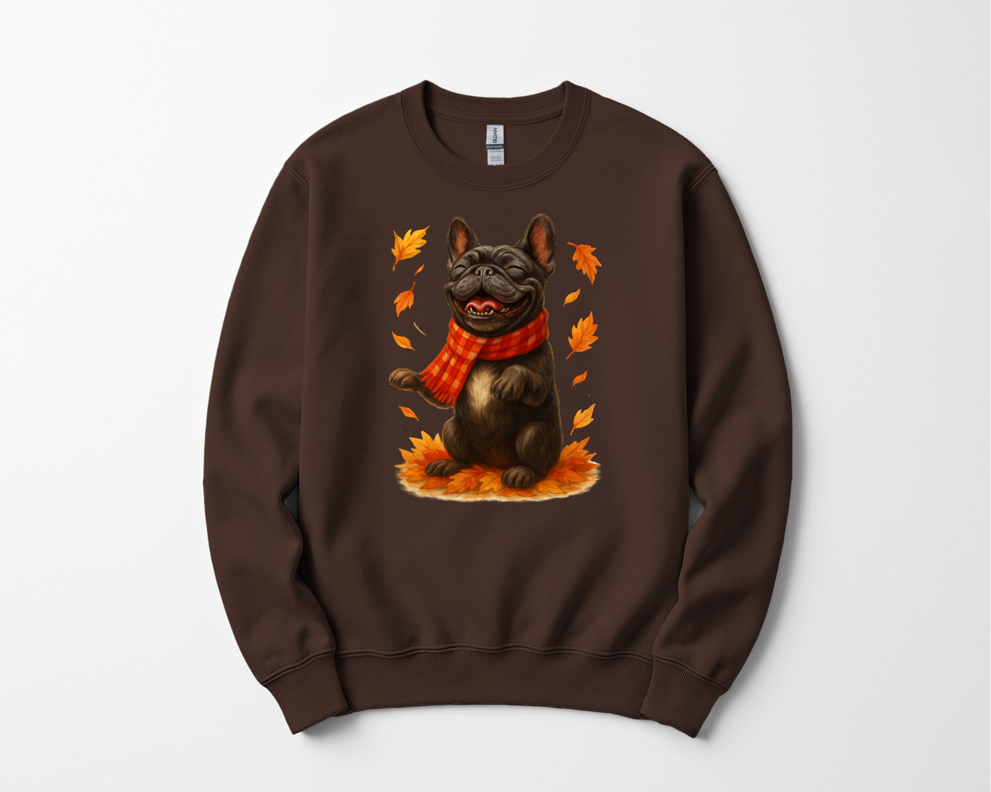 French Bulldog Autumn Sweatshirt, Cozy Fall Dog Shirt, Pet Lover Gift, Seasonal Canine Apparel