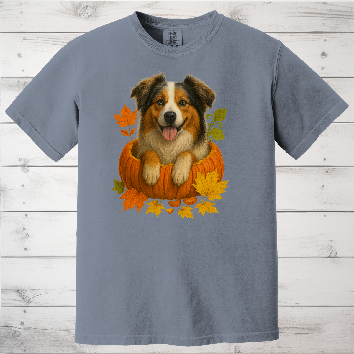 Australian Shepherd Pumpkin Fall Shirt