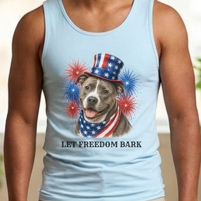 Patriotic Pit Bull Tank Top