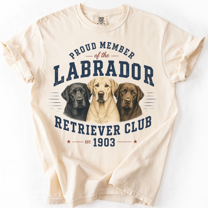 Vintage Labrador Retriever Club Shirt