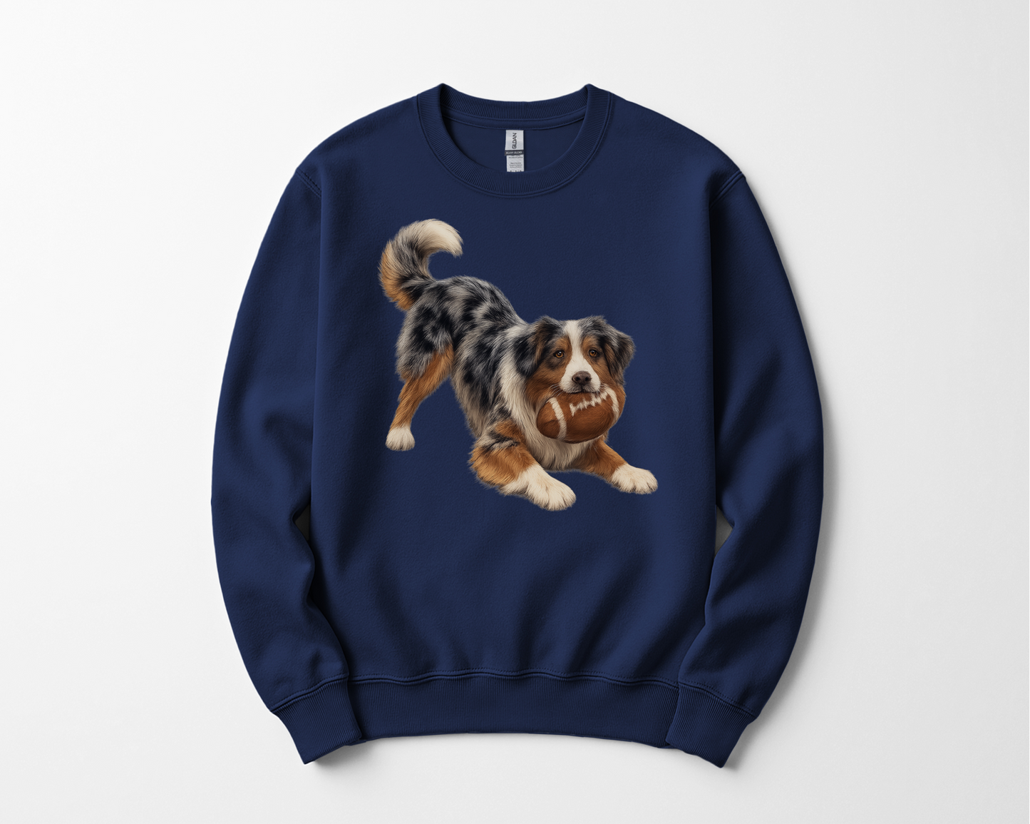 Australian Shepherd Football Sweatshirt