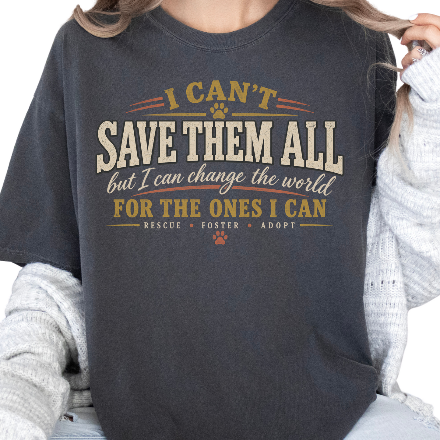 Animal Rescue Shirt, Shelter Volunteer Tee, Dog Foster Shirt, Rescue Worker Gift, Adoption Advocate