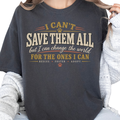 Animal Rescue Shirt, Shelter Volunteer Tee, Dog Foster Shirt, Rescue Worker Gift, Adoption Advocate