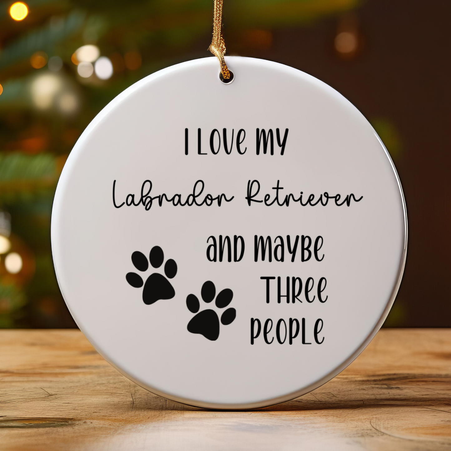 Labrador Retriever Ornament, Dog Lover Gift, Pet Ornament, Pet Lover Gift, Puppy Love Gift, Animal Lover Gift
