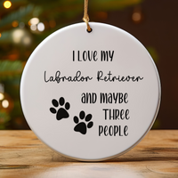 Load image into Gallery viewer, Labrador Retriever Ornament, Dog Lover Gift, Pet Ornament, Pet Lover Gift, Puppy Love Gift, Animal Lover Gift
