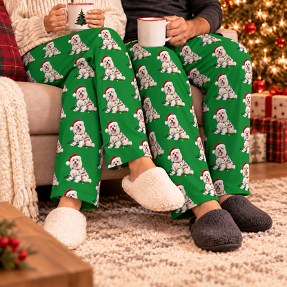 Maltese Christmas Pajama Pants