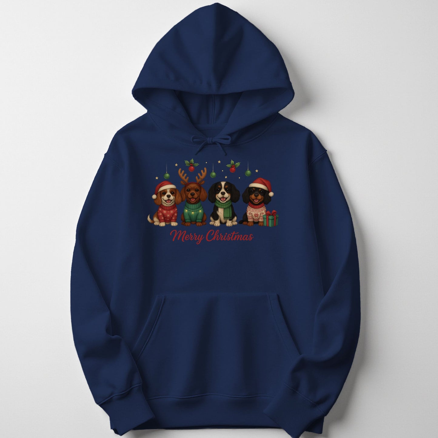 Merry Christmas Cavalier Hoodie, Sweatshirt or Tee