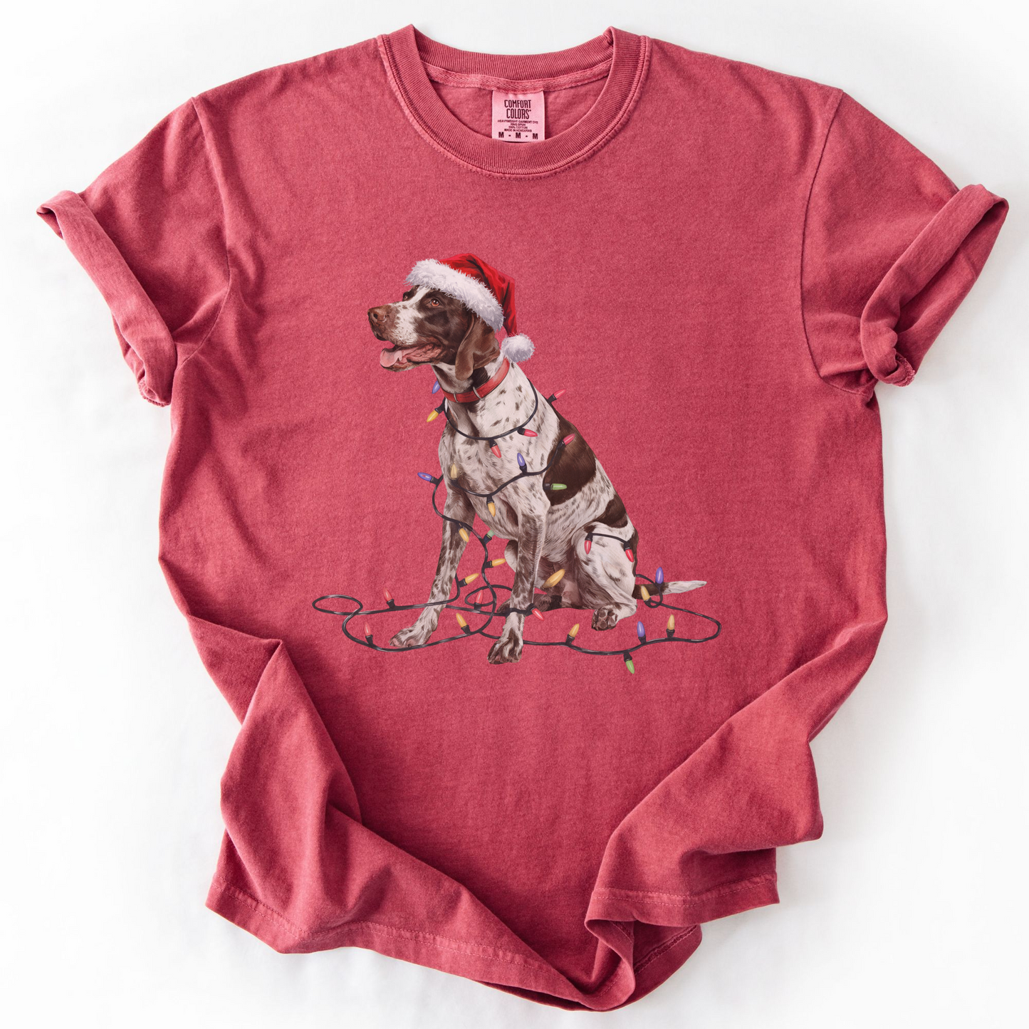 English Pointer Christmas Lights Shirt