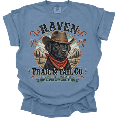 Personalized Dog Shirt, Custom Pet Portrait Western Cowboy Dog Tee, Dog Lover Gift