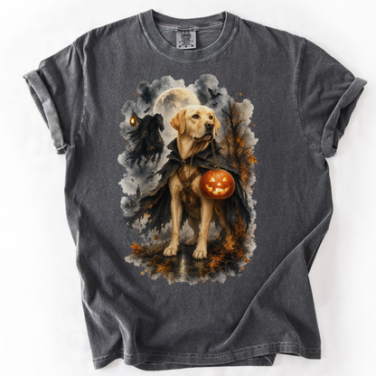 Yellow Lab Headless Horseman Inspired Halloween Comfort Colors Shirt