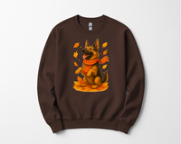 Load image into Gallery viewer, German Shepherd Autumn Shirt, Cozy Fall Dog Sweatshirt, Pet Lover Gift, Seasonal Canine Clothing, Dog Mom Apparel
