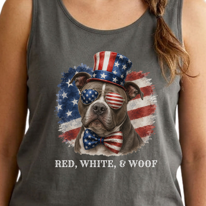 Patriotic Pitbull Tank Top