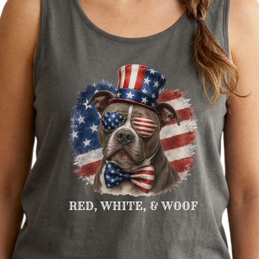 Patriotic Pitbull Tank Top