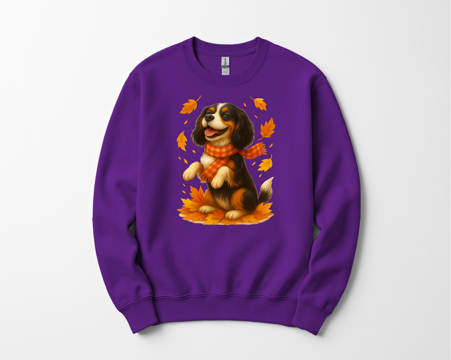 Cavalier King Charles Autumn Shirt, Cozy Spaniel Sweatshirt, Fall Dog Lover Top Gift, Cute Dog Pullover, Autumn Apparel