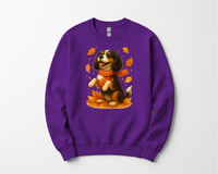 Load image into Gallery viewer, Cavalier King Charles Autumn Shirt, Cozy Spaniel Sweatshirt, Fall Dog Lover Top Gift, Cute Dog Pullover, Autumn Apparel
