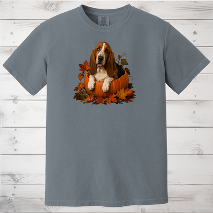 Basset Hound Pumpkin Shirt
