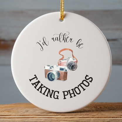 Photographer Gift, Camera Ornament, Gift for Photographer, Photography Gift, Photo Lover Gift