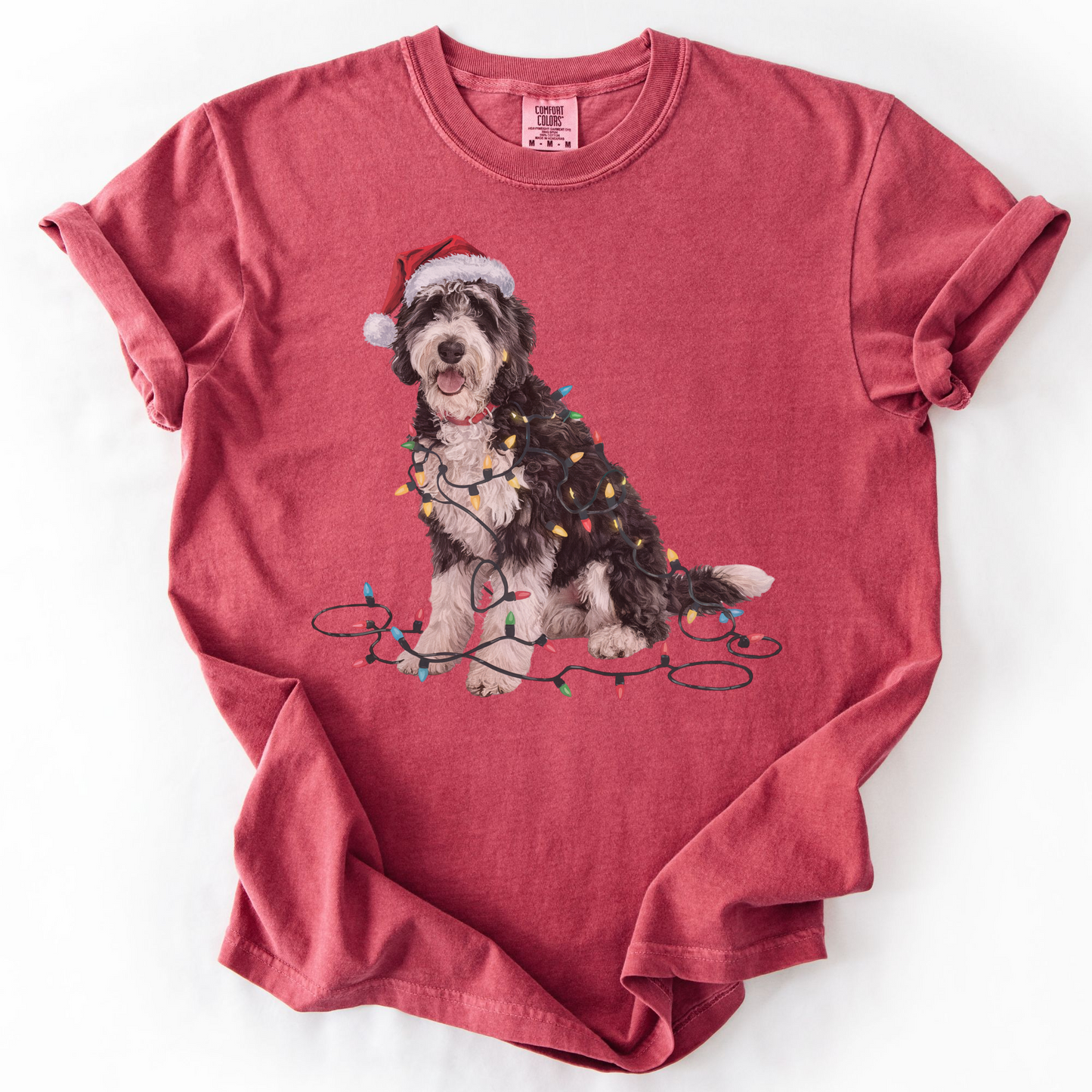 Christmas Labradoodle Shirt, Christmas Lights Dog Tee, Christmas Dog Tee, Labradoodle Mom Tshirt, Gift for Dog Lover, Labradoodle